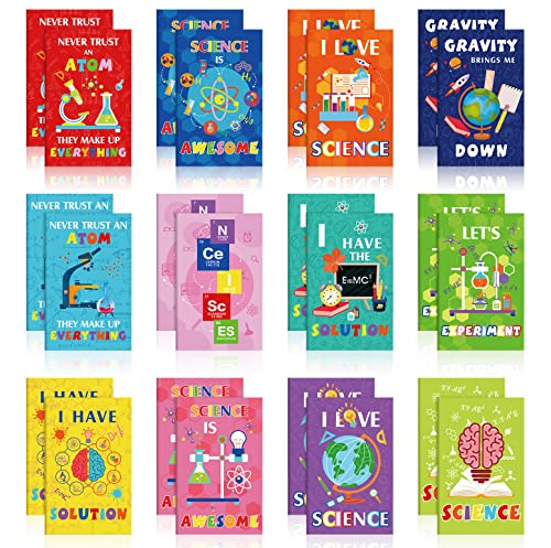 Mini carnet de poche science PerKoop pour fournitures de fête et école