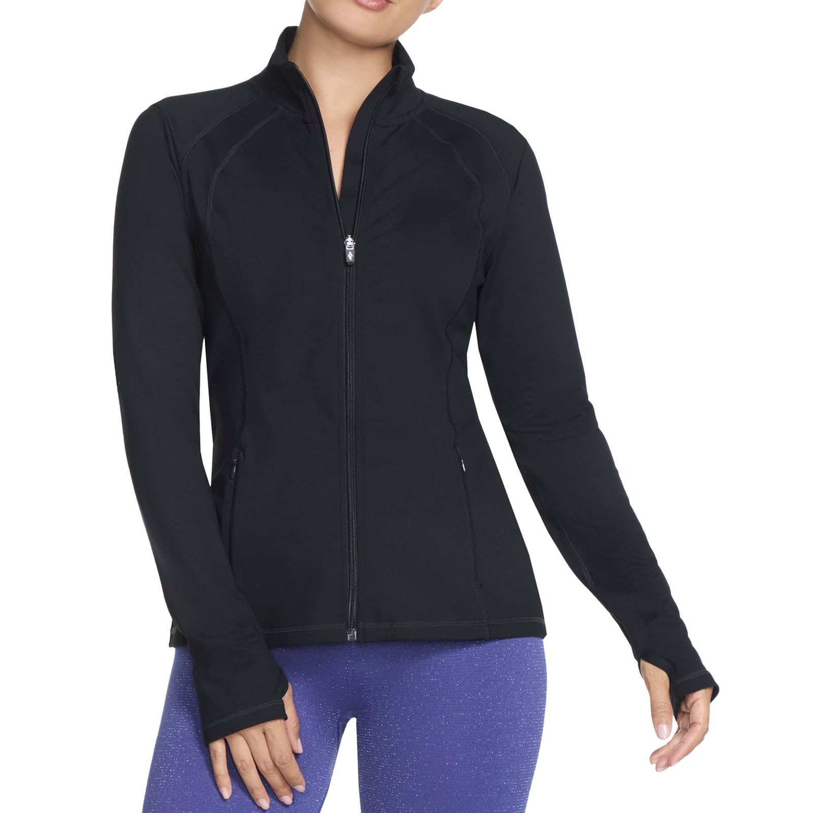 Skechers Womens Gowalk Jacket, Bold Black, L UK