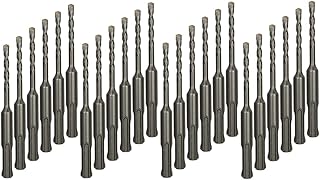 24-Pack 3/16 Inch x 4 Inch SDS Plus Rotary Hammer Drill Bits Set, Carbide Tipped for Brick, Masonry, Stone and Concrete (3/16" x 2" x 4")