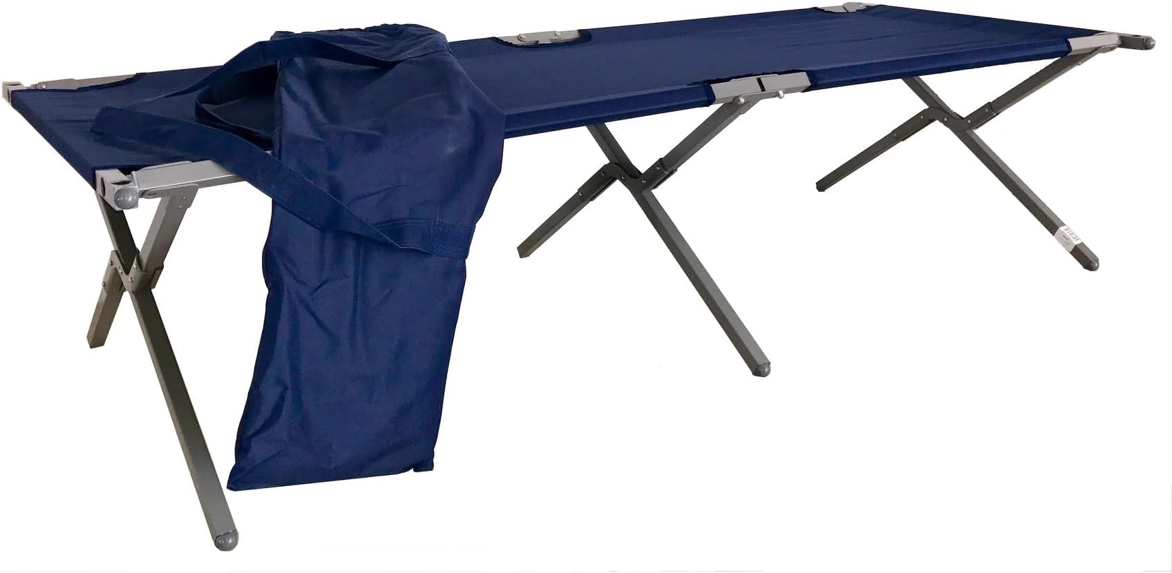 XT-3 Camo Oversized Steel Army Cot with Foam Pad and Pillow