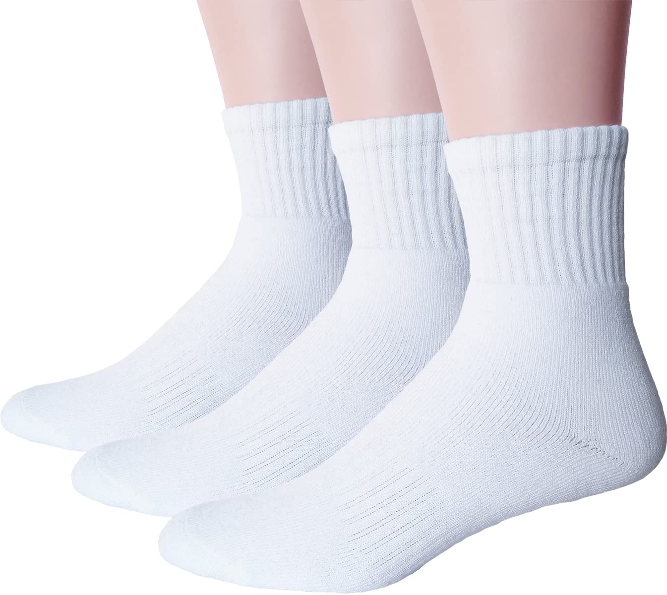 FORMEUBoot Socks for Women Winter Solid Thick Warm Crew Socks 3 Pairs