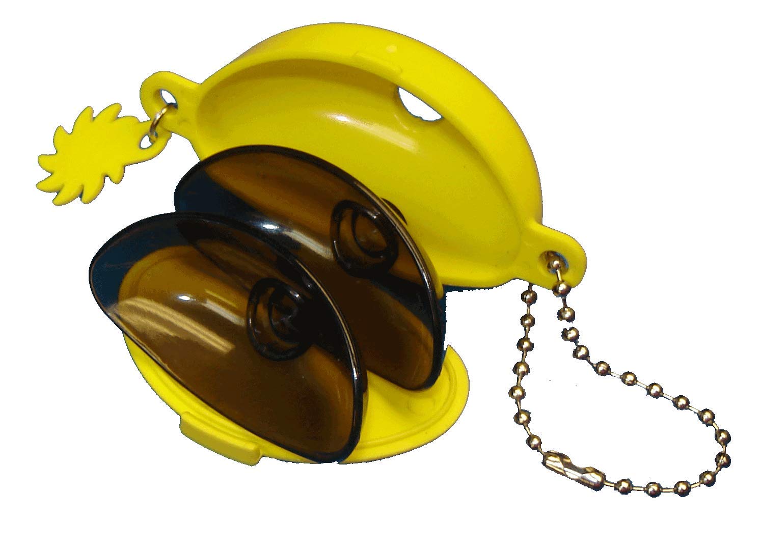 Podz Goggles [1 Pair Random Colors] Keychain Tanning Bed Eye Wear - Tanning Goggles 2pc- No Nose Bridge, No Tan Lines