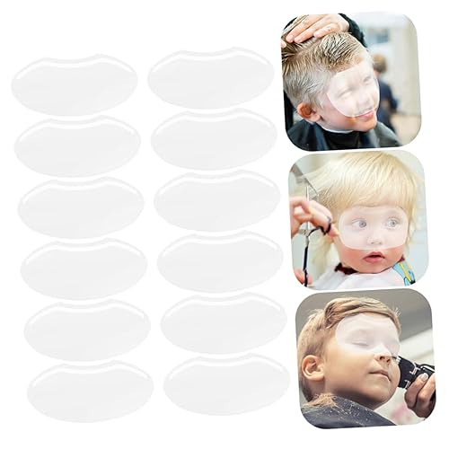 Miniatura 2 de Baluue 30 piezas de protectores de ojos para corte de pelo, material para mascotas, visera de corte de pelo, máscara facial para párpados