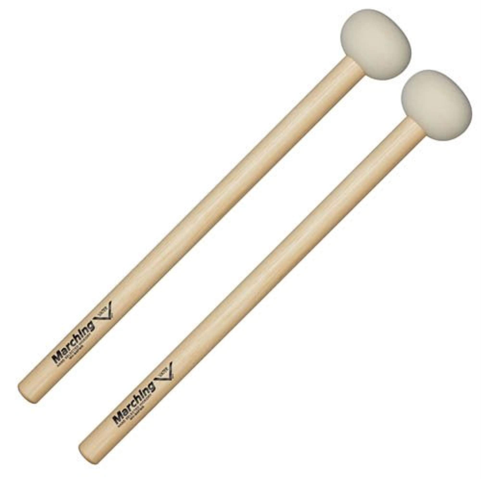 Vater DrumSticks B4PWR - Power Bass Drum Mallet 4 for 28"-30" | 71.12-76.2cm Drums