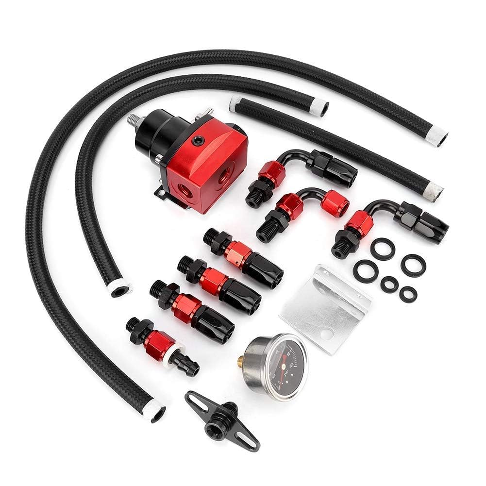 Yctze Kraftstoffdruckregler Kit, Aluminium 160psi
