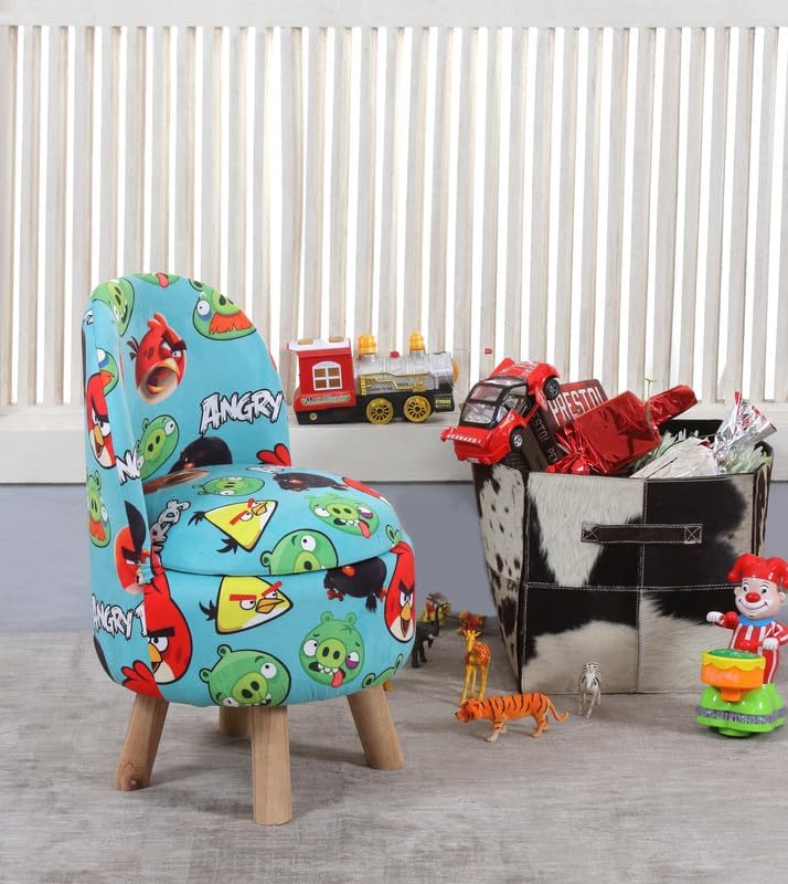 Image of Ottoman Kids pouffe Stool for Small Baby Chair Study Stool for Kids Playing Products Little Baby Dining Chair for Feeding Kids Cartoon Bedroom Chair,14x14x26 Inch, Single Chair