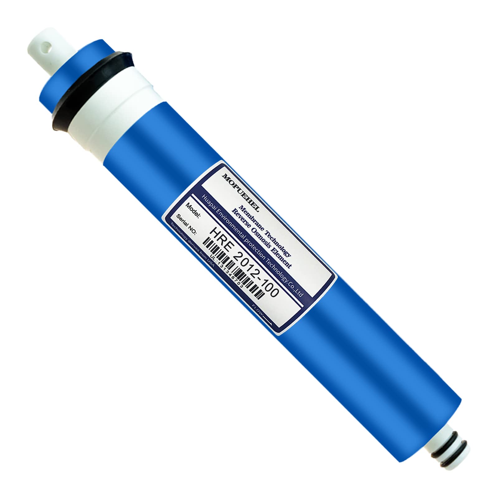 Membrane di ricambio per filtro a membrana RO da 100 GPD, compatibile con iSpring PH100, RCC100P, RCC1UP, RCC1UP-AK/APEC ROES-100 / Express Water RO10DX, RO10DXBN, RO10DXC (confezione da 1)