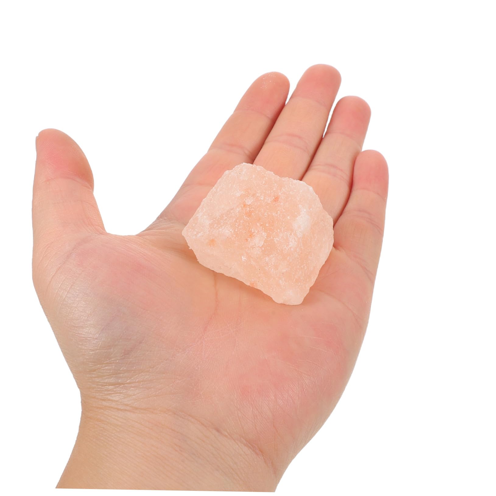 OUNONA Bloc de Sel Rose de L'himalaya Naturel pour Lampe Aromathérapie et Décoration Intérieure avec Pierres de Sel Vrac