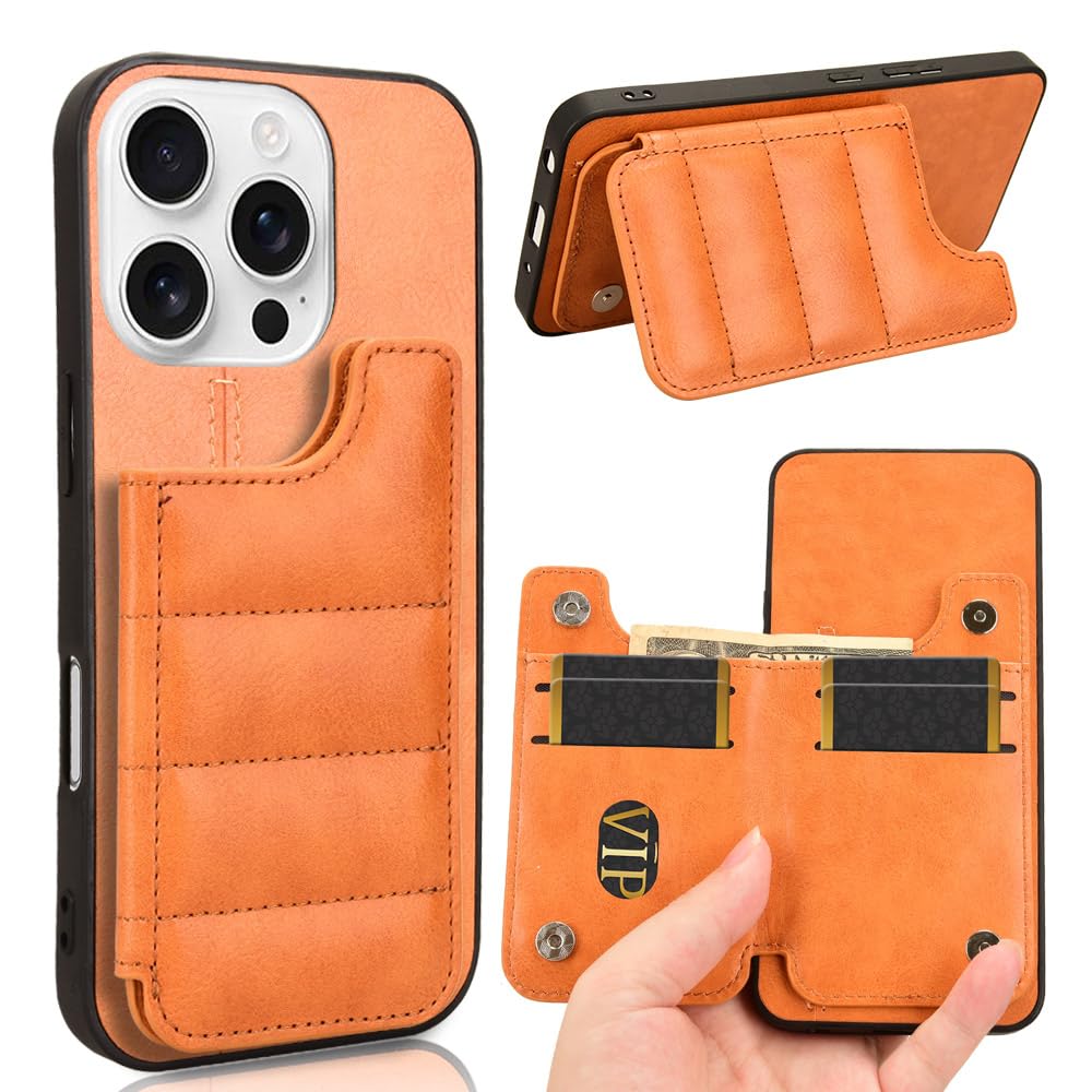Case Compatible with Vivo iQOO 5 Pro 5G,Compatible with Vivo iQOO 5 Pro 5G [Card Holder][PU+PC+TPU] 3 in 1 Magnetic clasp Cover Brown