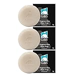GBS Men\'s Shaving Soap 97% All Natural Enriched With Shea Butter and Glycerin, Creates Rich Lather Form (3 Pack Fragrance Free)