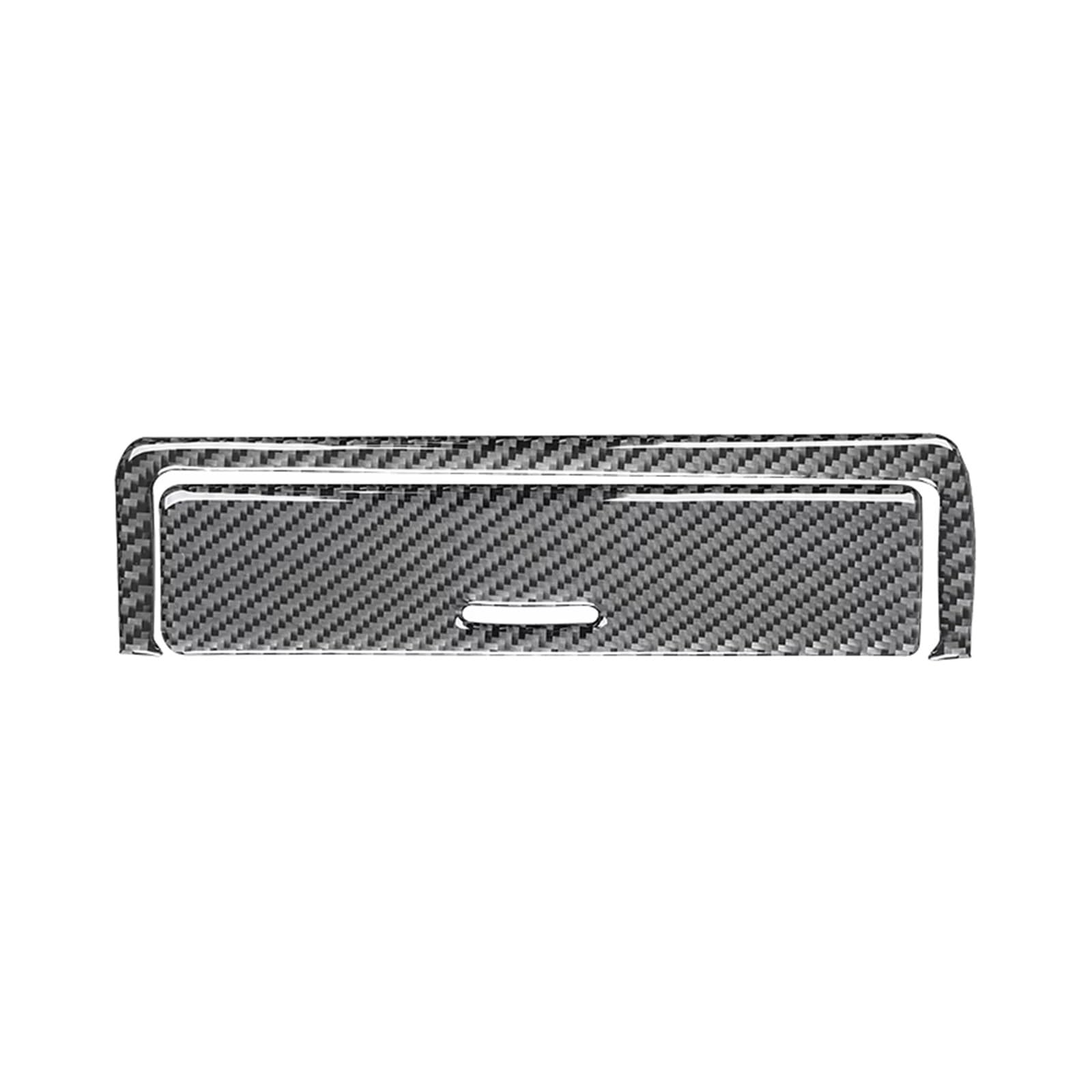 Cover Trim Car Interior for BMW 3 Series E46 1999-2004 Carbon Fiber Interior Car Transmission Shift Box Button Panel Trim Cover Stickers Accessories Cover Trim(Black)
