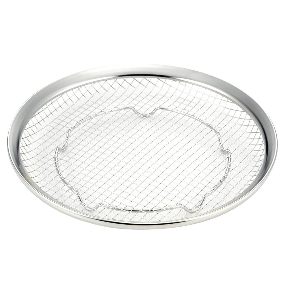 Shimomura Kihan 40252 Colander, Karatto Oil Drainer, Large, Made in Japan, Stainless Steel, Tabletop Drainer, 8.9 inches (22.6 cm), Mom Cook Tsubamesanjo