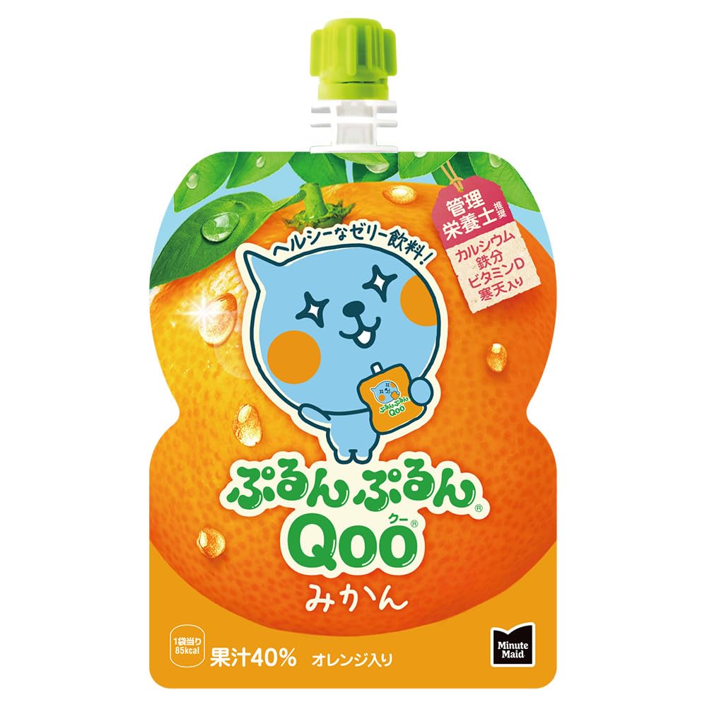 ミニッツメイド Qoo ぷるんぷるんQoo みかん 125gパウチ×30袋