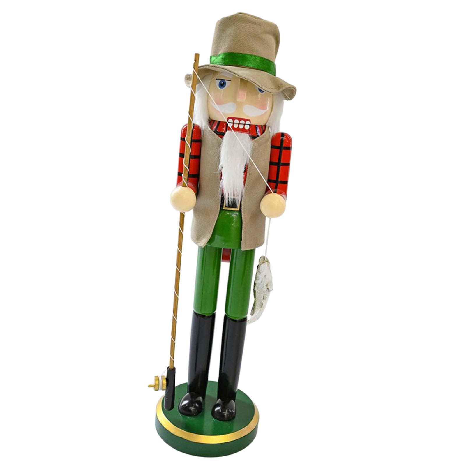 Kalttoy Festival Soldier Centerpieces Vividly Paint Wood Unique Pattern Wood Table Top Decors for Enthusiasts Soldier