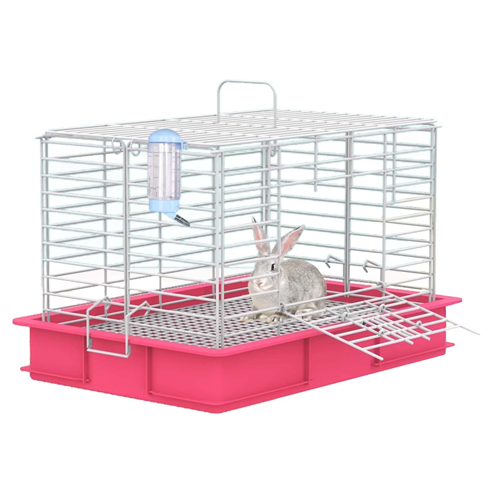 Jaula para Conejos con Bandeja extraíble Jaulas para Conejos Jaulas para cobayas de Interior Gallinero para Patos Jaula para Conejos Jaula para Animales pequeños