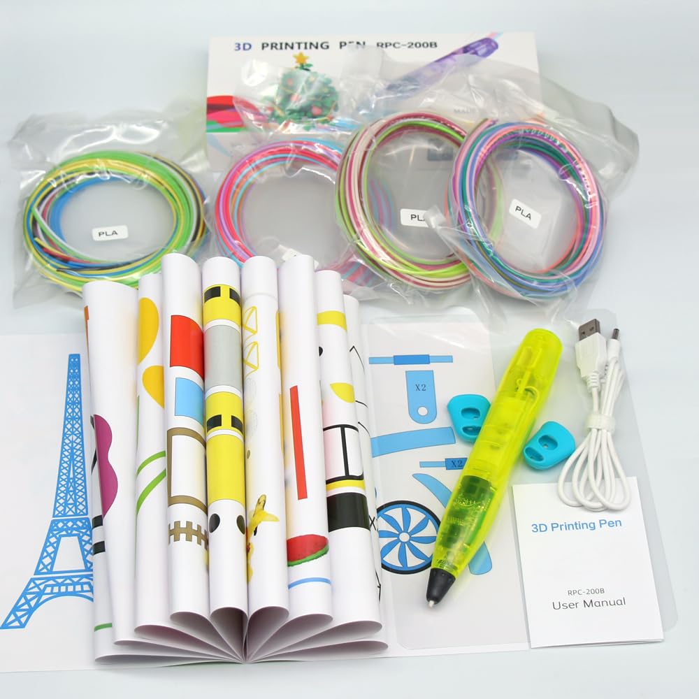 Online 31033/3D Penna Multi Touch 3 In 1 - Gialla, Con Stilo E Penna A Sfera 2 Colori, Custodia Pelle - 2