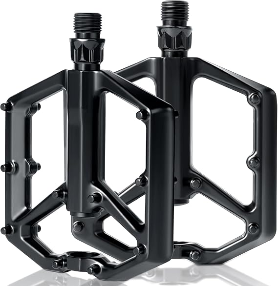 Pedali Per Bici VOSSOT In Lega Alluminio - Antiscivolo Con Strisce Riflettenti Per MTB E Trekking