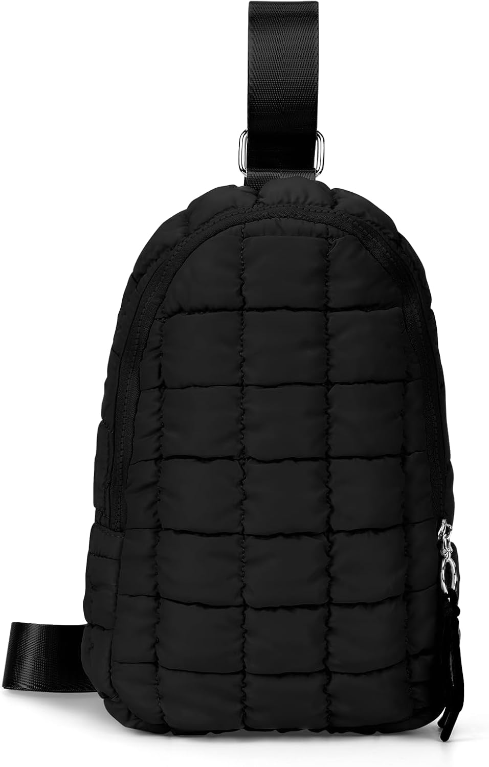 YFGBCX Puffer Quilted Sling Bag Crossbody Purse Women Puffer Fanny Pack Quilted Chest Bag Puffy Daypack Waist Bag