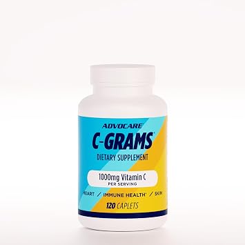AdvoCare C-Grams Vitamin C Dietary Supplement, 120 Caplets