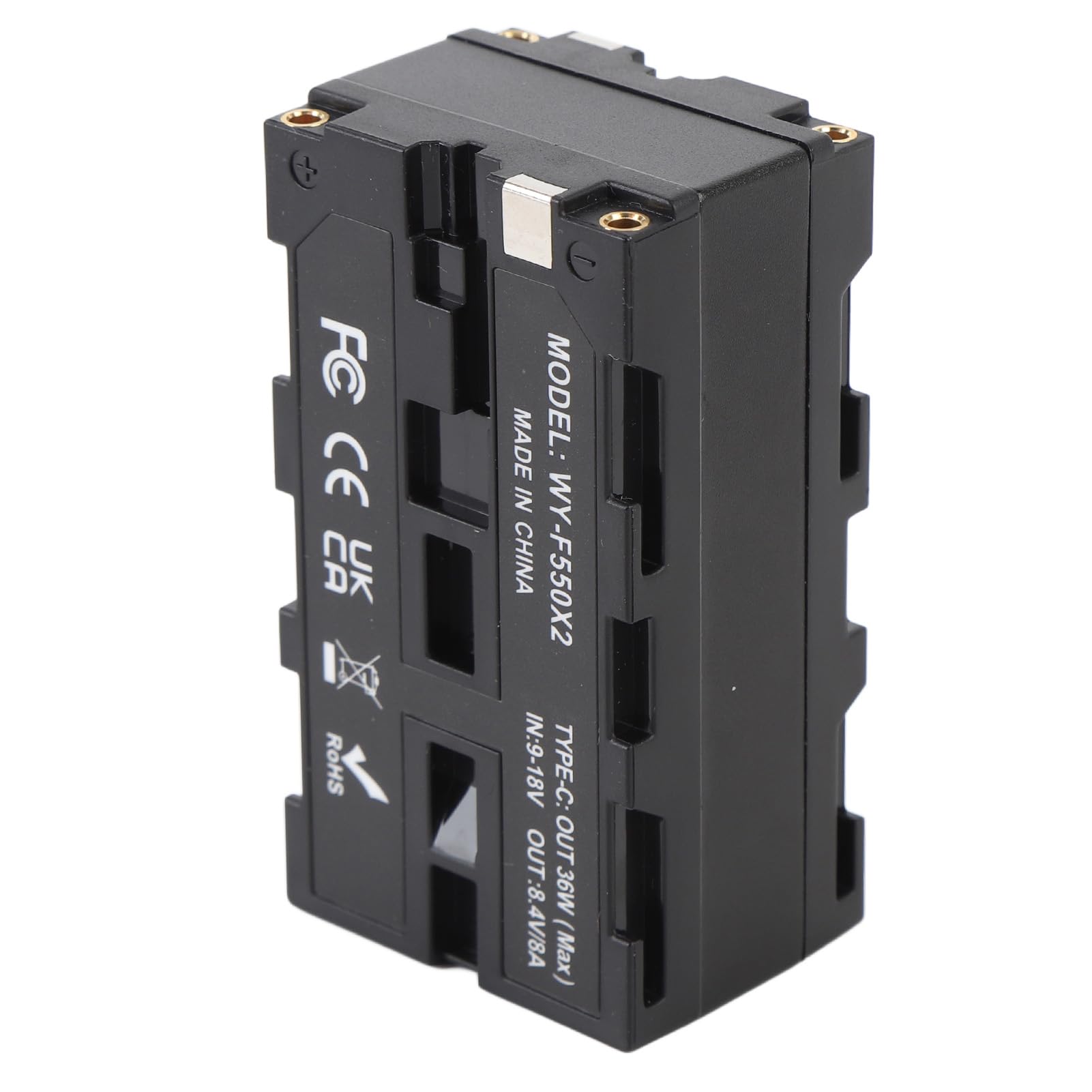 Tangxi Doppelseitige NP-F-Dummy-Batterie mit USB-C-Gleichstromanschluss, LED-Anzeige, Dummy-Batterien, und Drahtlosen Videosendern für die Bildübertragung
