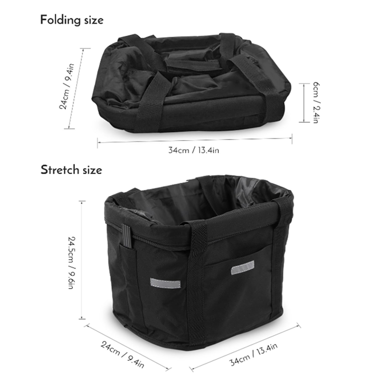 Canasta de Bicicleta, Cesta de Bicicleta para Perro, Bolsas de Compras, Canasta de Manillar de Bicicleta Multiusos Extraíble para Llevar Mascotas, Acampar al Aire Libre