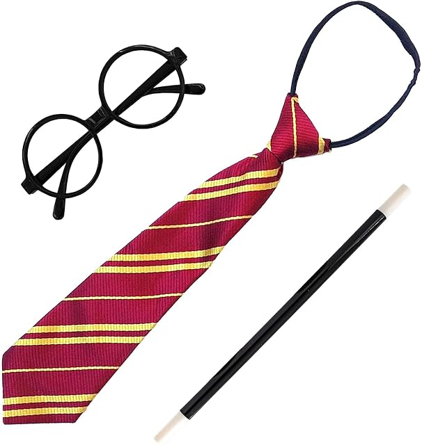 Foto 2 de 3 de Gafas de Mago Potter de Plástico, Marco de Gafas Redondo para una Fiesta de Harry