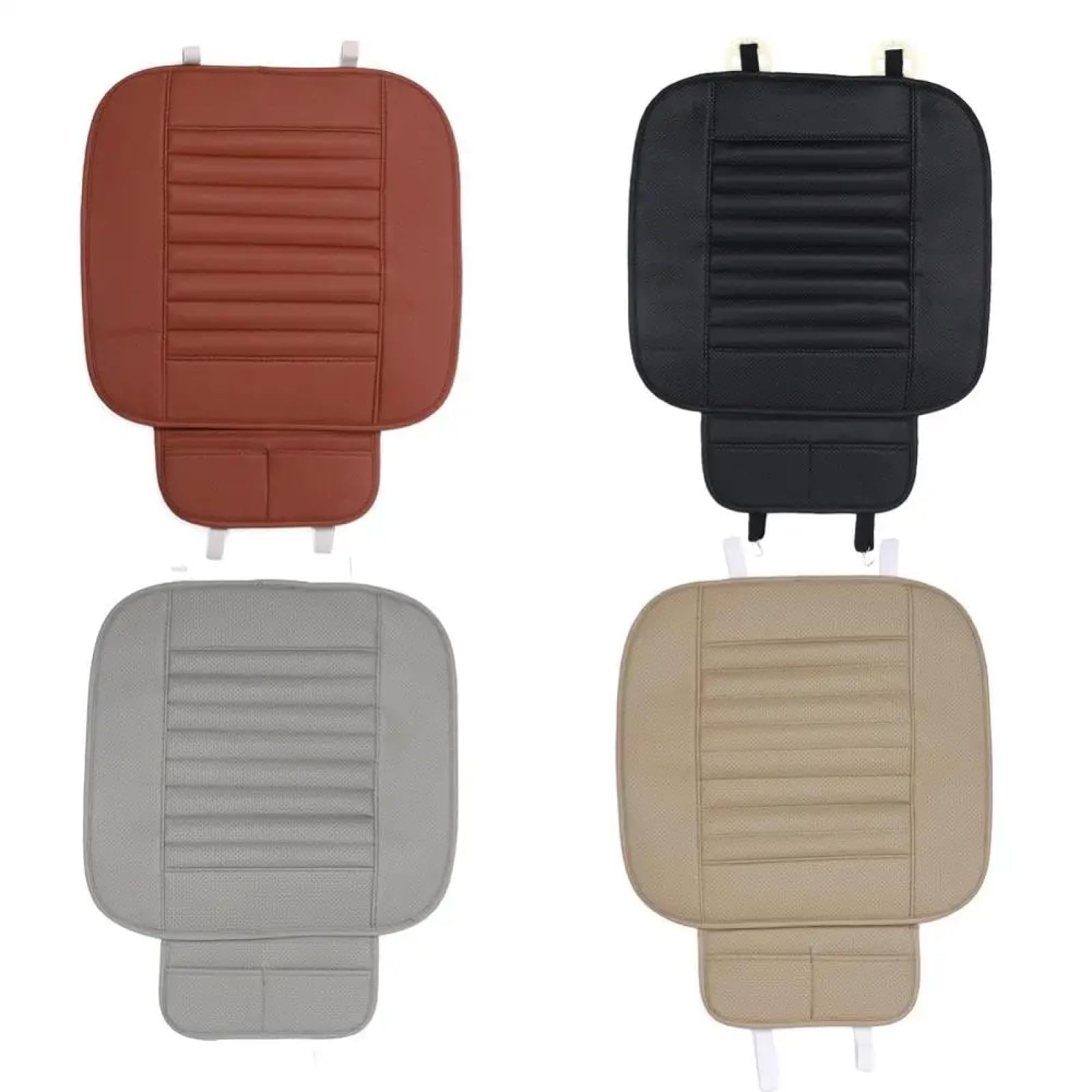 Coprisedili Auto Singoli, per Benz GLC SUV Glc 200 250 300 300e 350e 300de 2015-2023 Cuscino Sedile Coprisedile Pelle Traspirante Antiscivolo Protezione Tasca Portaoggetti,C