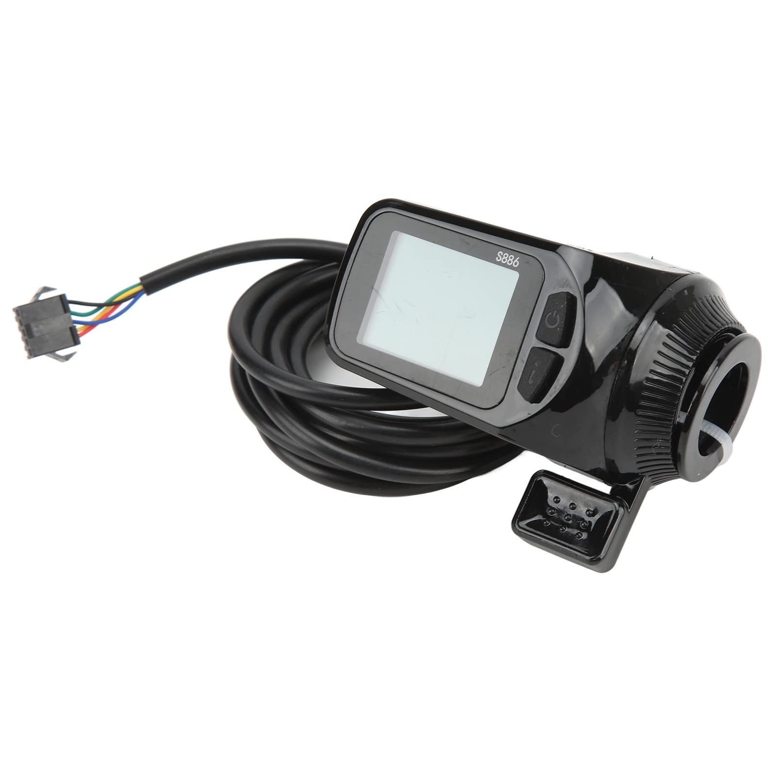 BuyWeek Kit de Contrôleur de Moteur sans Balais pour Vélo Électrique, 36V 48V 1500W Contrôleur de Moteur sans Balais avec Panneau d'Affichage LCD pour Scooter Électrique, Vélo Électrique