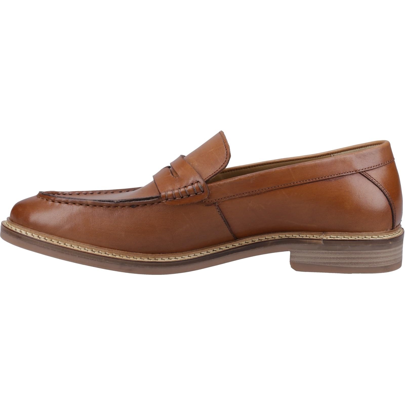 Hush Puppies Men's Loafer - Tan - Leather