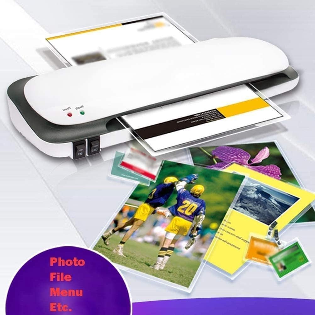 Plastificatrice A4, Riscaldamento rapido e Senza s Macchina plastificatrice Termica Velocit脿 250 mm/min con Riscaldamento rapido di 3 Minuti per