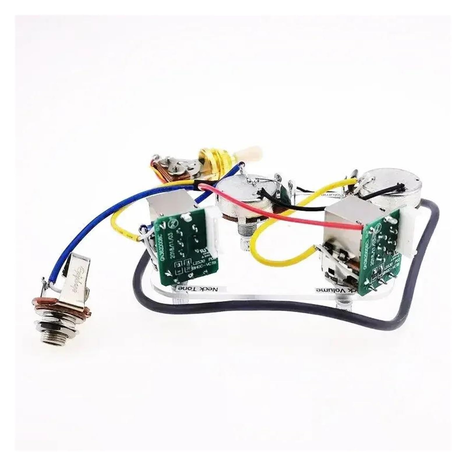 1 Zestaw Potencjometrów Push Pull W Wiązce Przewodów Przetwornika Gitary Elektrycznej Beginner Uprząż gitarowa