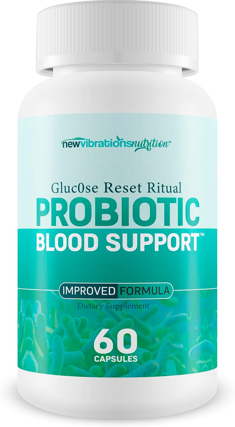 Gluc0se Reset Ritual Probiotic Blood Support - Our Best Probiotics & Prebiotics For Blood Balance - Prebiotics & Probiotics With Vitamin D - Healthy Gut Restore Probiotic Leaky Gut Repair Supplements