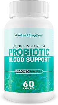 Gluc0se Reset Ritual Probiotic Blood Support - Our Best Probiotics & Prebiotics For Blood Balance - Prebiotics & Probiotics With Vitamin D - Healthy Gut Restore Probiotic Leaky Gut Repair Supplements