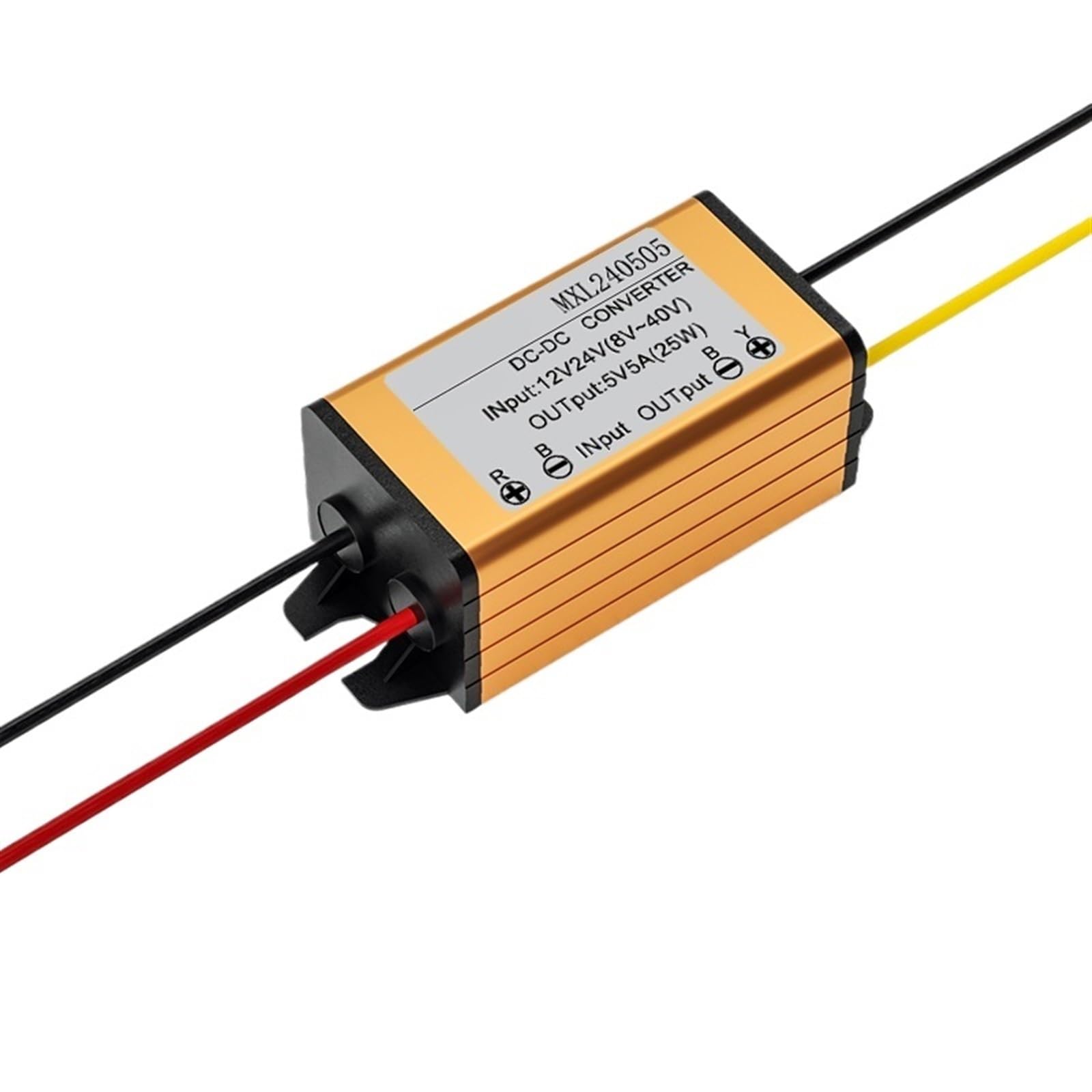 Convertisseur DC DC 12V 24V 6V 5A abaisseur tension coque aluminium