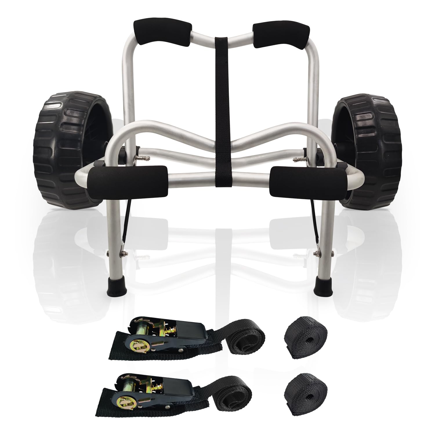 Kayak Cart, Heavy-Duty Kayak Cart Dolly Canoe Trolley Wheels for Paddleboard Kayaks SUP Transport