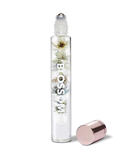 Blossom Aceite de perfume Rollerball Rollerball, ingredientes naturales + aceites esenciales, infundido con flores reales, fabricado en Estados