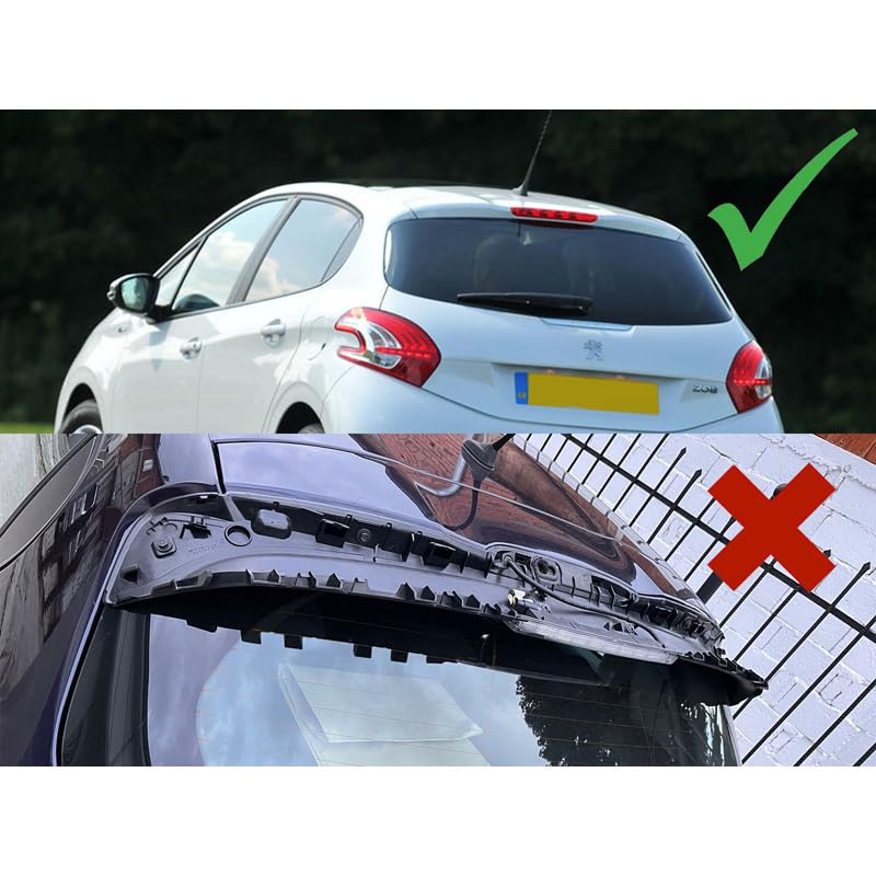 AUTO-STYLE Spoiler posteriore per Peugeot 208, 2012- (poliuretano)