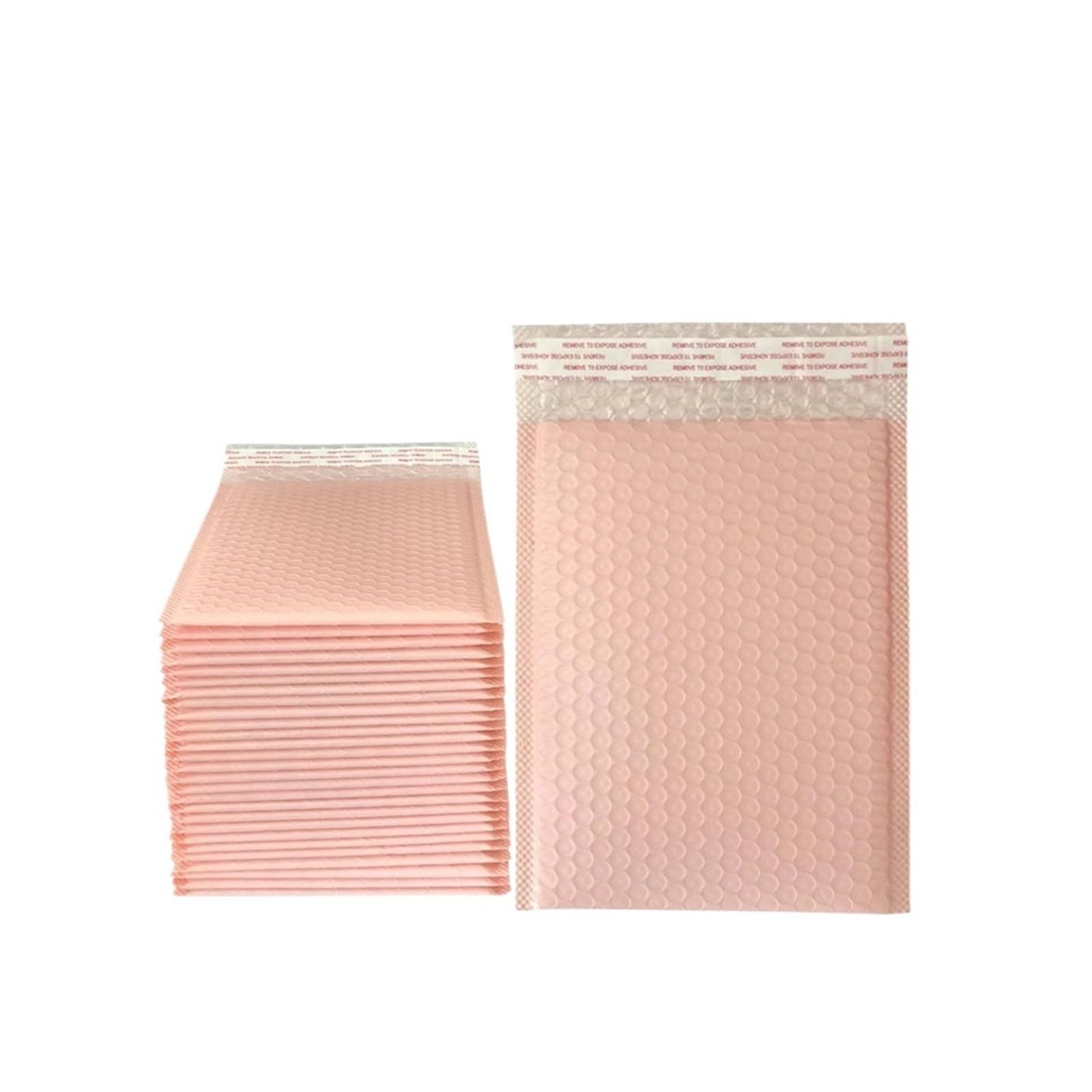 piccola borsa per la spedizione Buste imbottite con bolle d'aria, sacchetti for imballaggio for aziende(50pcs-light pink,15 * 20cm)