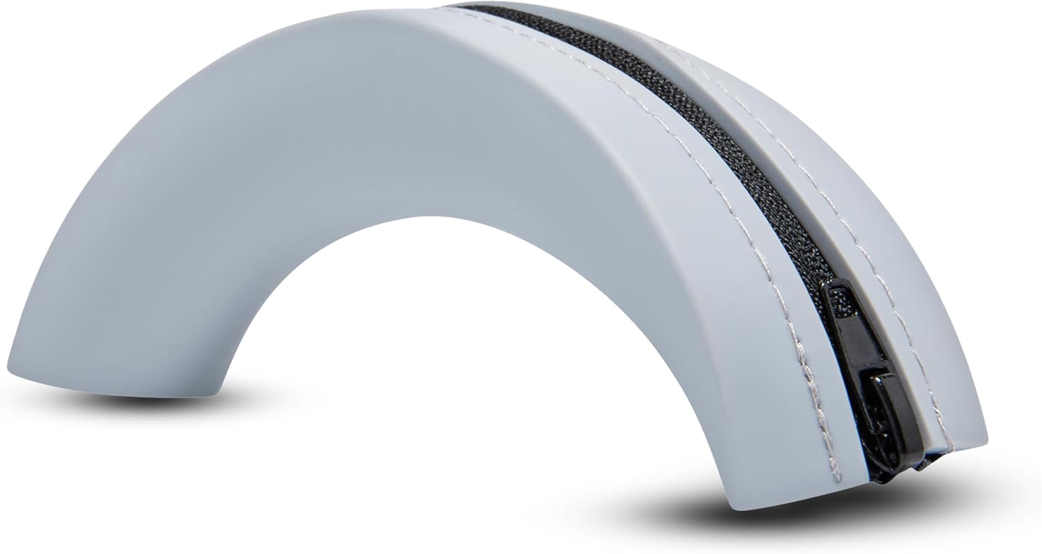 WC BandZ QC - Silicone Headband Cover for Bose QuietComfort 35, 35ii, 45, QC 2023 & More, Made by Wicked Cushions | Enhanced Style, and Sweat Protection | Silver - Image 8