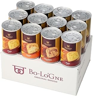 ボローニャ 缶deボローニャ 2025年発売 5年保存 プレーン メープル チョコレート パン 防災 備蓄用保存パン 保存食 非常食 (12缶セット(5年保存))