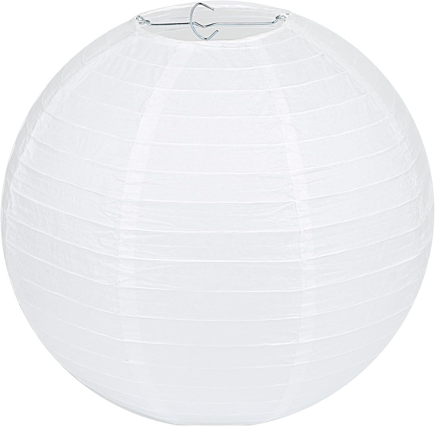 LIHAO 16 Inch White Round Paper Lanterns (10 Pack) 16 inches