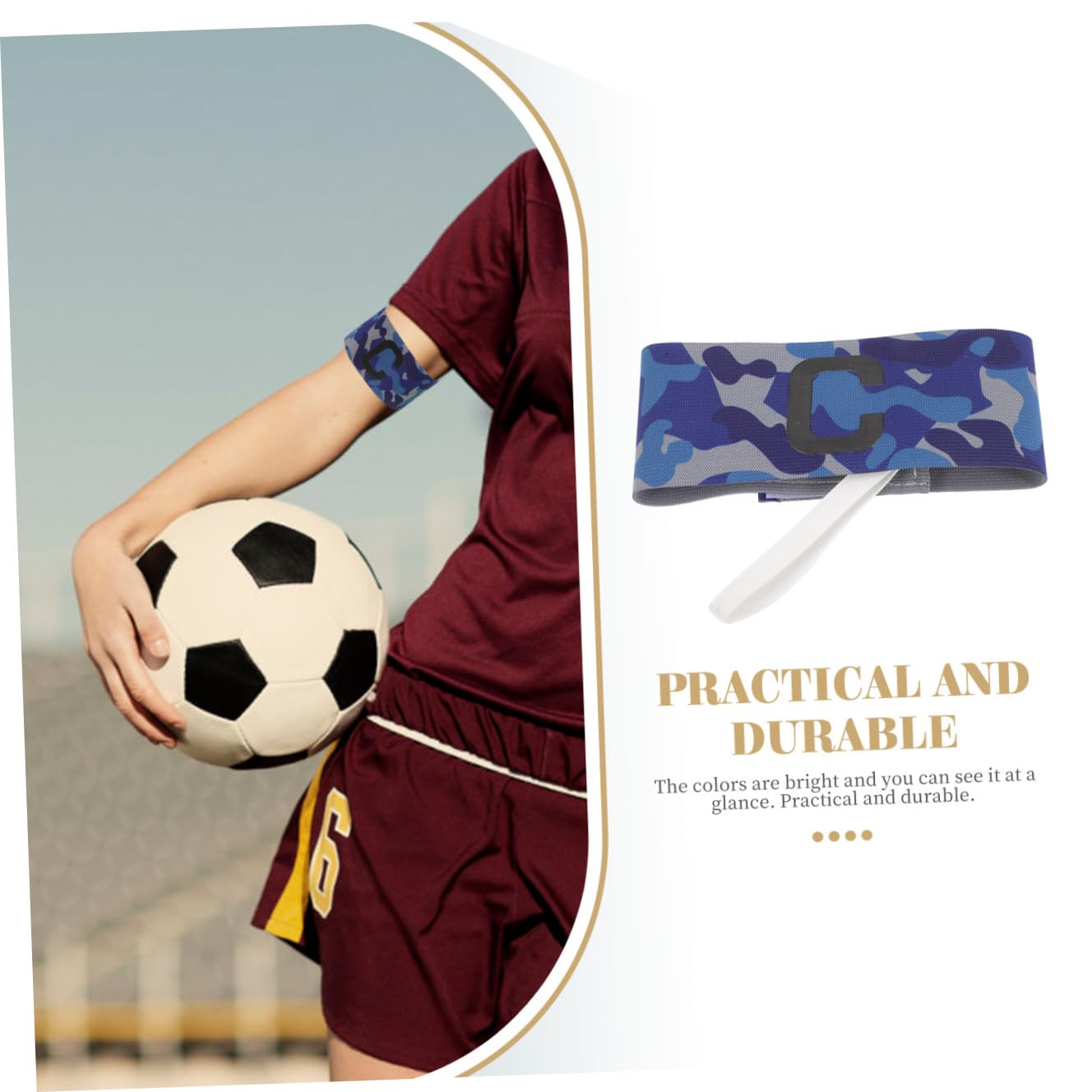 SUPVOX 5 Set Di Fascia Da Braccio Da Vice Per Donne Calcio Hockey Rugby Basket Vivaci Tessuto in Nylon Robusto 3 Pezzi * 5