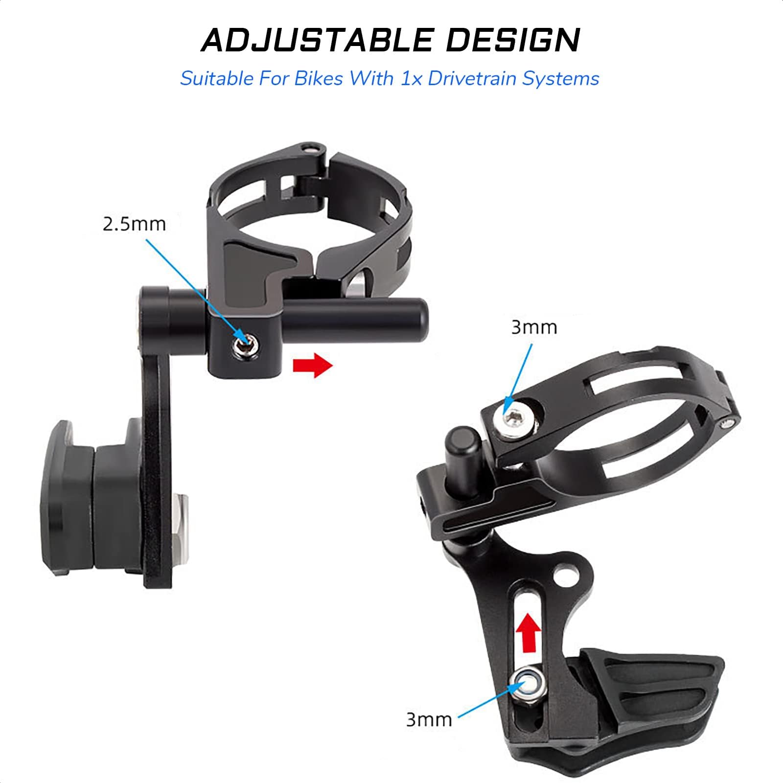 Guidacatena Mountain Bike, Guidacatena MTB Montato Direttamente Sulla Corona, Robusta Protezione Catena Bicicletta In Nylon, Adatta Per La Maggior Parte Delle Biciclette Bici