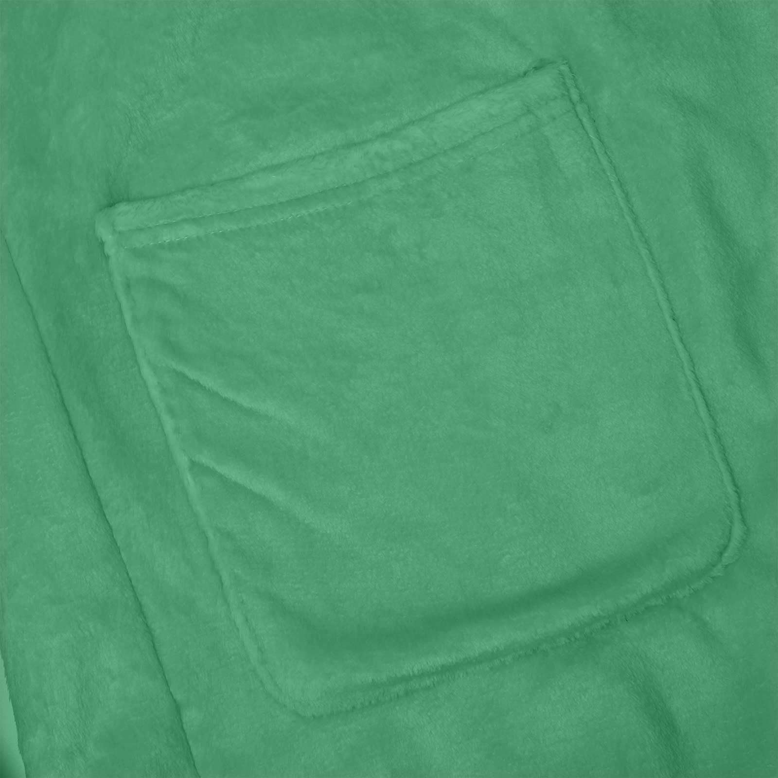 Generisch Robe de chambre courte - Manches longues - Chaude - En polaire - Avec poches - Pyjama souris - Pour femme