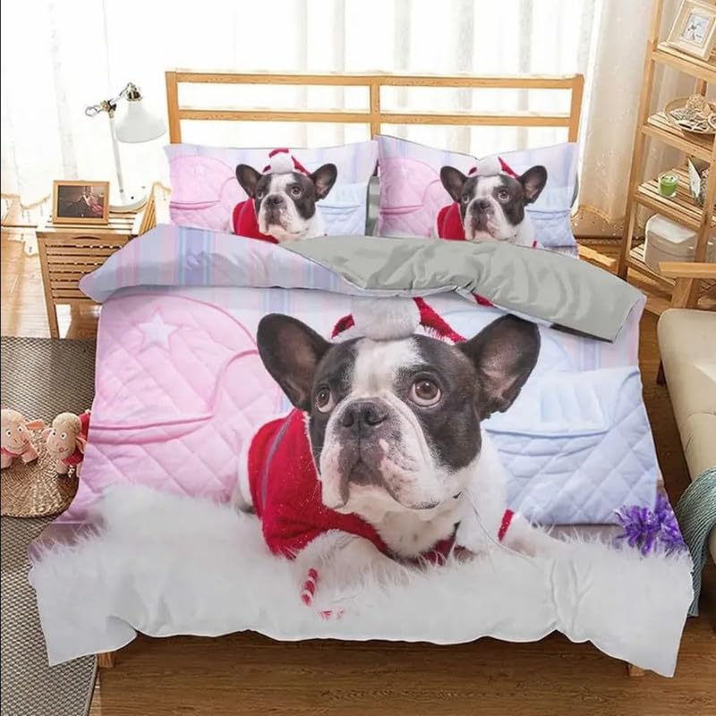 Funda nórdica pitbull microfibra cama 90 juego de cama infantil rosa 155x220