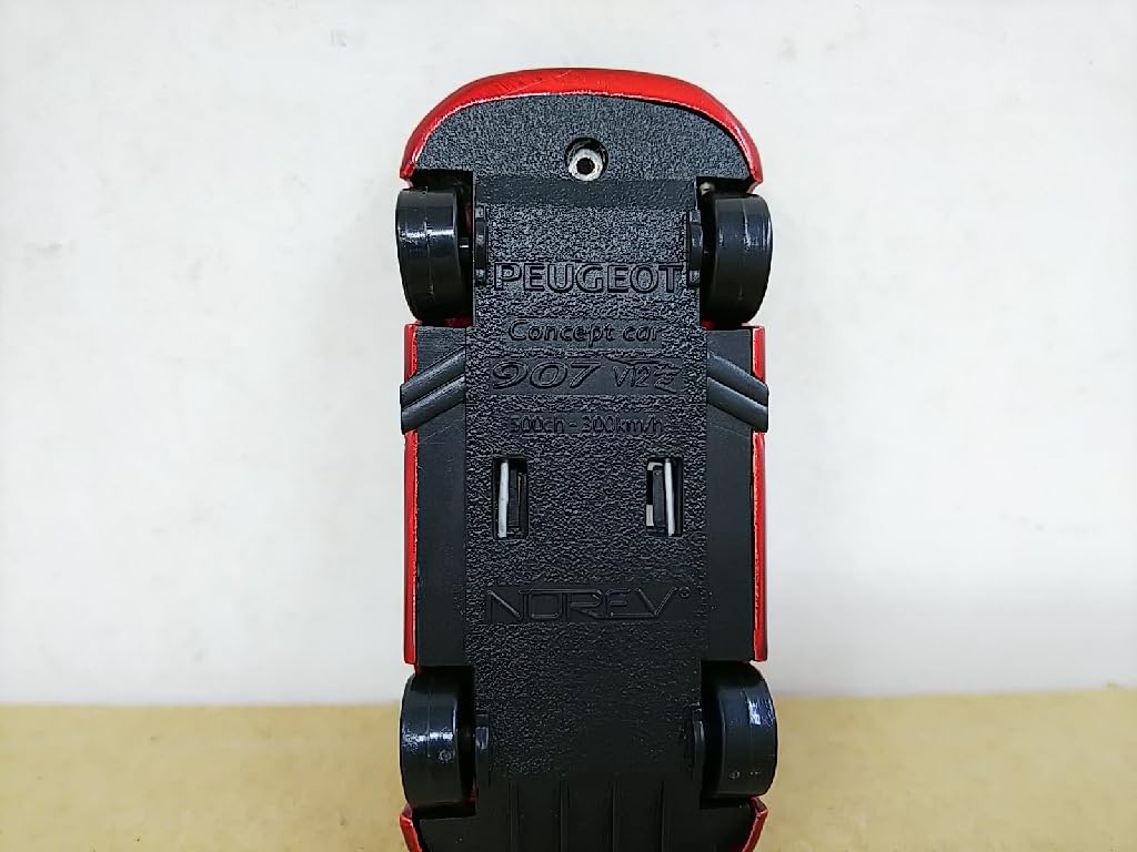 Amazon | □ NOREVノレブ PEUGEOT 907 V12 レッド×ホワイト プジョー