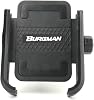 PINNKL for Suzuki Burgman AN125 AN200 AN400 AN650 Motorcycle Handlebar Rearview Mobile Phone Holder GPS Stand Bracket Color : Black Handle Bar, Size : 1