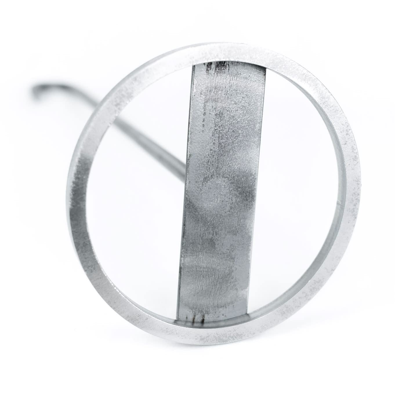 Wood Branding Iron for Personalized Crafts, Custom Woodworking, BBQ, and Grilling - Circle - 6