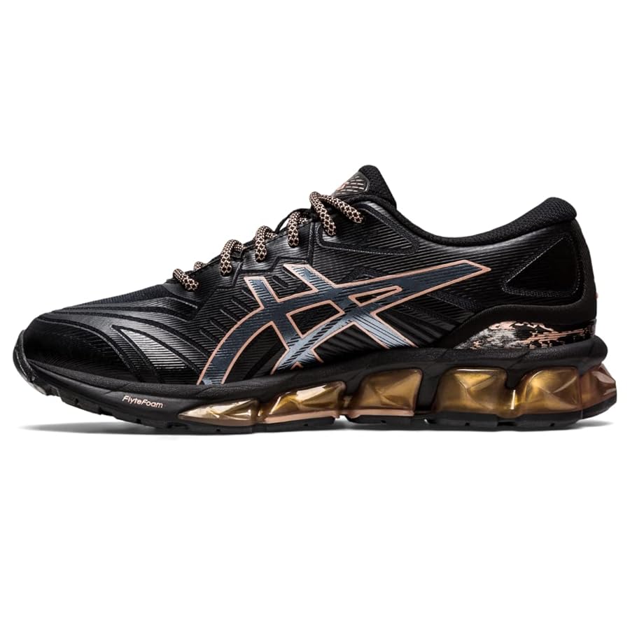 ゴールド480と360 ASICS Women's Gel-Quantum 360 VII Black/Rose Gold Sportstyle