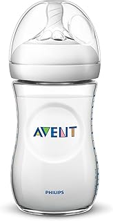 AVENT Natural Baby Bottle&comma; Clear&comma; 9 Oz